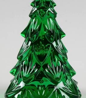 Waterford Crystal Waterford Crystal Figurine Christmas Tree - Green - No Box