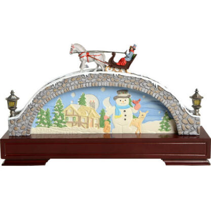 Lenox Lenox Christmas Figurine Over The Bridge And Through The Woods - Boxed