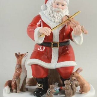 Lenox Annual Santa-Figurine Fiddling With Friends Santa - Boxed