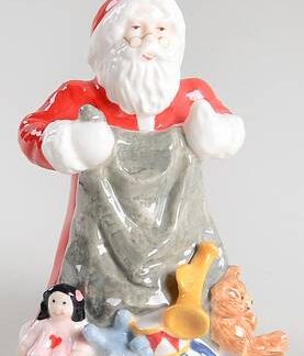 Royal Copenhagen Annual Santa Figurine 2018- Santa With Sack Of Toys - Boxed