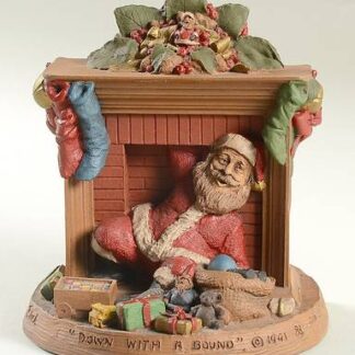 Cairn Studios Christmas Tom Clark Figurines Down With A Bound - No Box