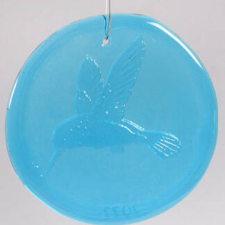 Blenko Animals & Figurines 4" Hummingbird Suncatcher/Ornament