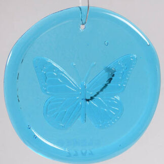 Blenko Animals & Figurines 4" Butterfly Suncatcher/Ornament