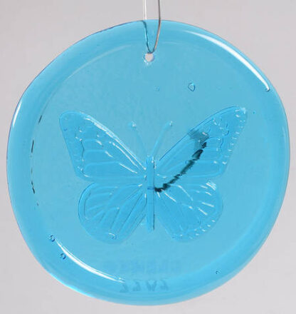 Blenko Animals & Figurines 4" Butterfly Suncatcher/Ornament