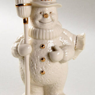 Lenox Lenox Christmas Figurine Snowman With Broom - No Box