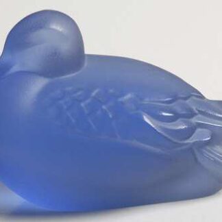 Lalique Lalique Figurines & Paperweights Sleepy Duck - Blue - Boxed