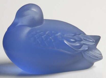 Lalique Lalique Figurines & Paperweights Sleepy Duck - Blue - Boxed