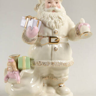 Lenox Lenox Christmas Figurine Santa Holding Bell With Presents - No Box