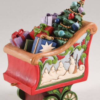 Jim Shore Holiday Express Figurines Tidings In Tow - Boxed