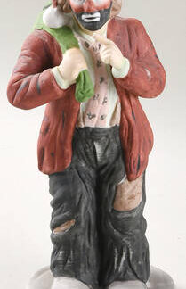 Flambro Emmett Kelly Jr-Figurine Hobo Christmas - No Box