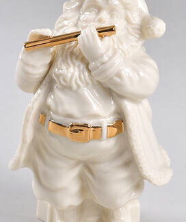 Lenox Lenox Christmas Figurine Santa Playing The Flute - No Box