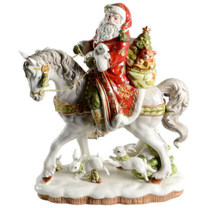 Fitz & Floyd Figurines & Centerpieces Santa & Horse Figurine