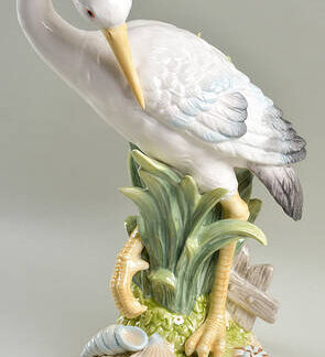 Fitz & Floyd Figurines & Centerpieces Egret Looking Down Figurine