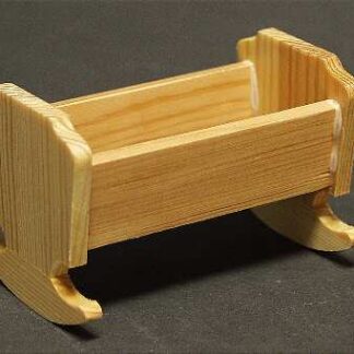 Goebel Hummel Figurine Accessories Natural Wood Cradle - Boxed