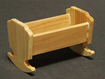 Goebel Hummel Figurine Accessories Natural Wood Cradle - Boxed