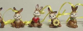 Goebel Easter Figurine-Goebel Picks Of The Litter-6pc Orn Set - Boxed