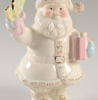 Lenox Lenox Christmas Figurine Santa With Holly - No Box