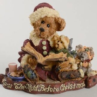 Boyds Bears Bearstone Figurines Alexis Bearinsky-Night Before Christmas - Boxed