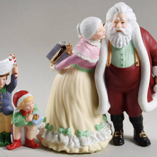 Lenox Lenox Christmas Figurine Welcome Home Santa-Set Of 2 - No Box