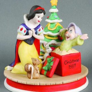 Grolier Disney Christmas Figurine Snow White's Surprise - No Box