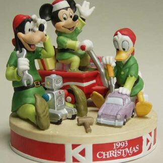 Grolier Disney Christmas Figurine Santa's Workshop - No Box