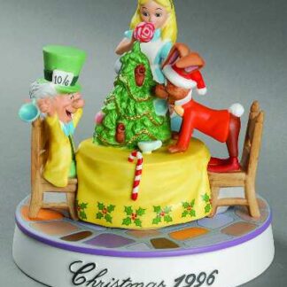 Grolier Disney Christmas Figurine Christmas In Wonderland - No Box