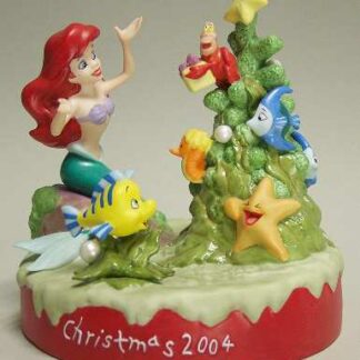 Grolier Disney Christmas Figurine Little Mermaid-Sea-Sons Greeting - No Box