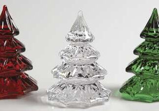 Waterford Crystal Waterford Crystal Figurine Christmas Trees-Small Set Of 3 - No Box