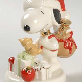 Lenox Peanuts Figurines Night Before Christmas Snoopy - Boxed