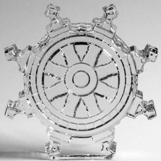 Waterford Crystal Waterford Crystal Figurine Ships Wheel - Boxed