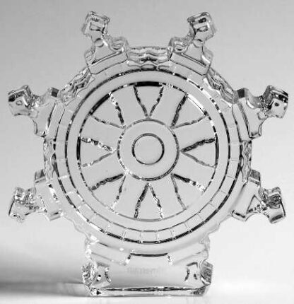 Waterford Crystal Waterford Crystal Figurine Ships Wheel - Boxed