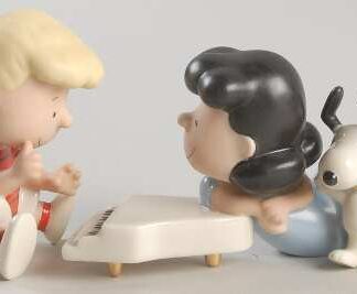 Lenox Peanuts Figurines Play It Again Schroeder - 2pc - Boxed