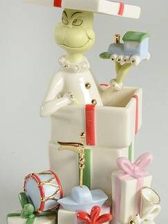 Lenox Dr Seuss Figurines Grinch Gets The Gifts - Boxed