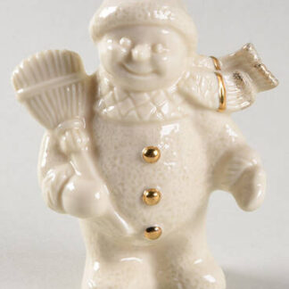 Lenox Lenox Christmas Figurine Snowman With Broom - No Box